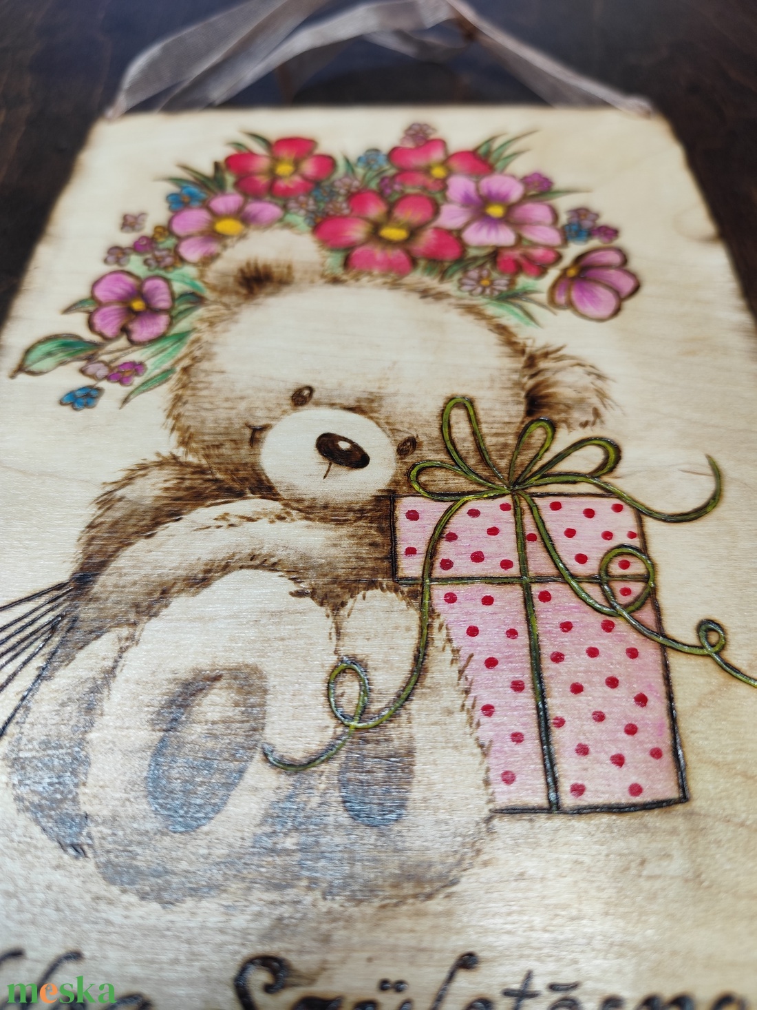 Születésnapi tábla - otthon & életmód - dekoráció - kép & falikép - fából készült kép - Meska.hu