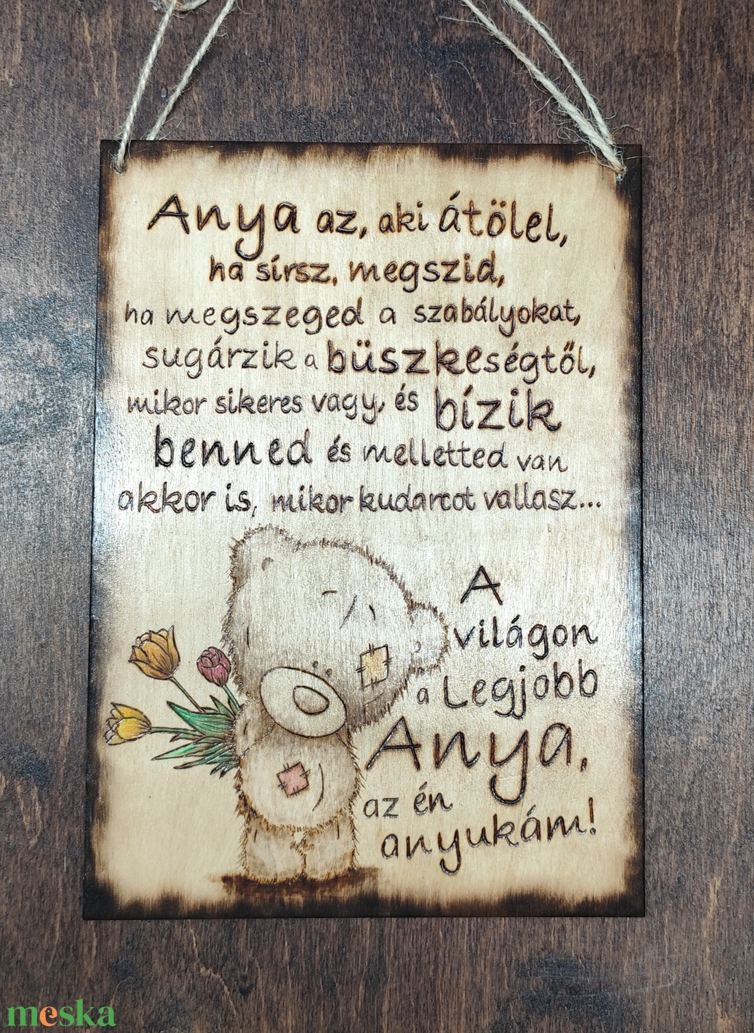 Anya - otthon & életmód - dekoráció - kép & falikép - fából készült kép - Meska.hu