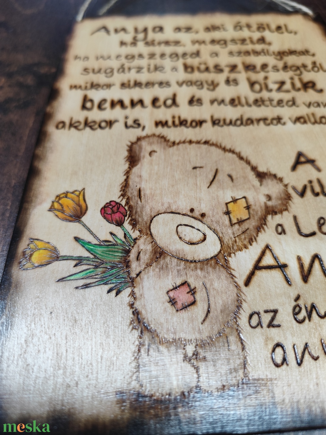 Anya - otthon & életmód - dekoráció - kép & falikép - fából készült kép - Meska.hu