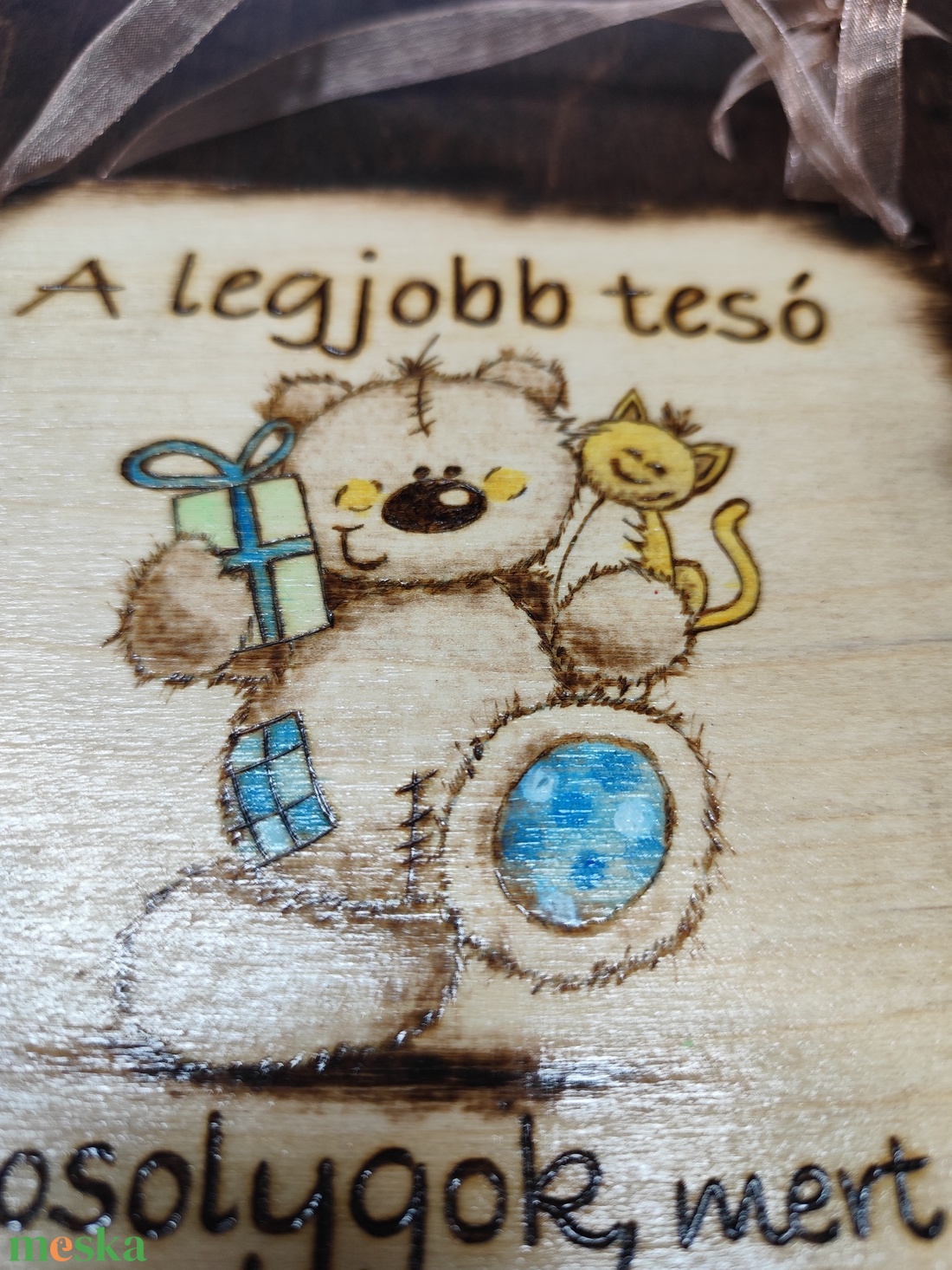 Tesós tábla  - otthon & életmód - dekoráció - kép & falikép - fából készült kép - Meska.hu