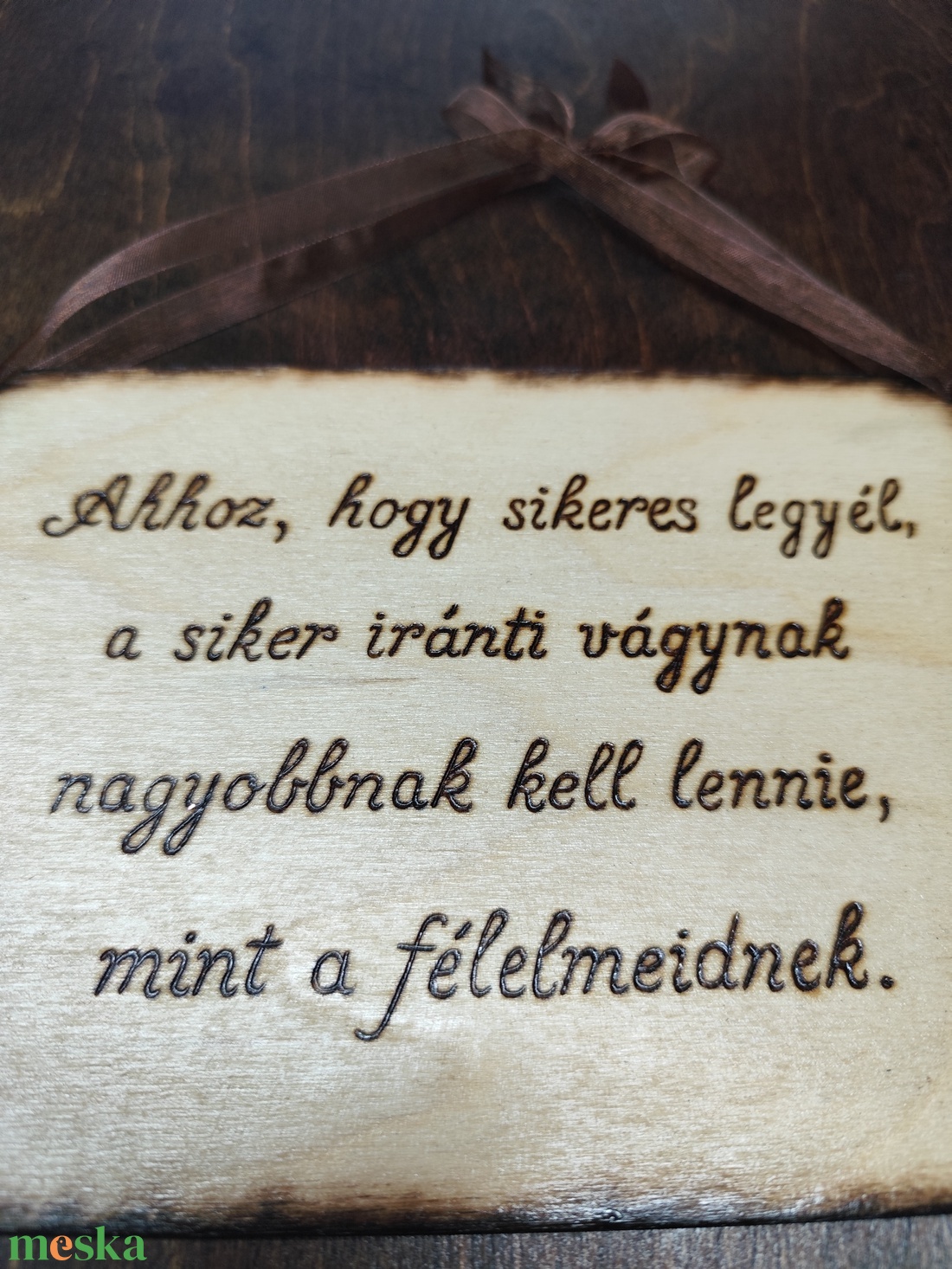 Mantra tábla - otthon & életmód - dekoráció - kép & falikép - fából készült kép - Meska.hu