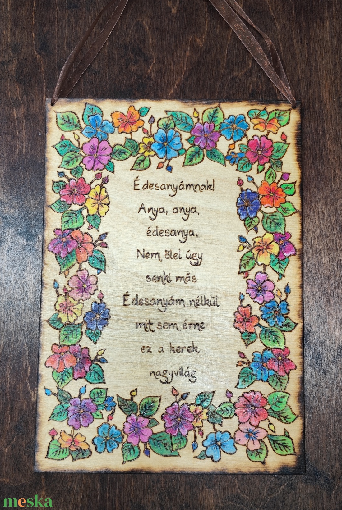 Anya tábla - otthon & életmód - dekoráció - kép & falikép - fából készült kép - Meska.hu