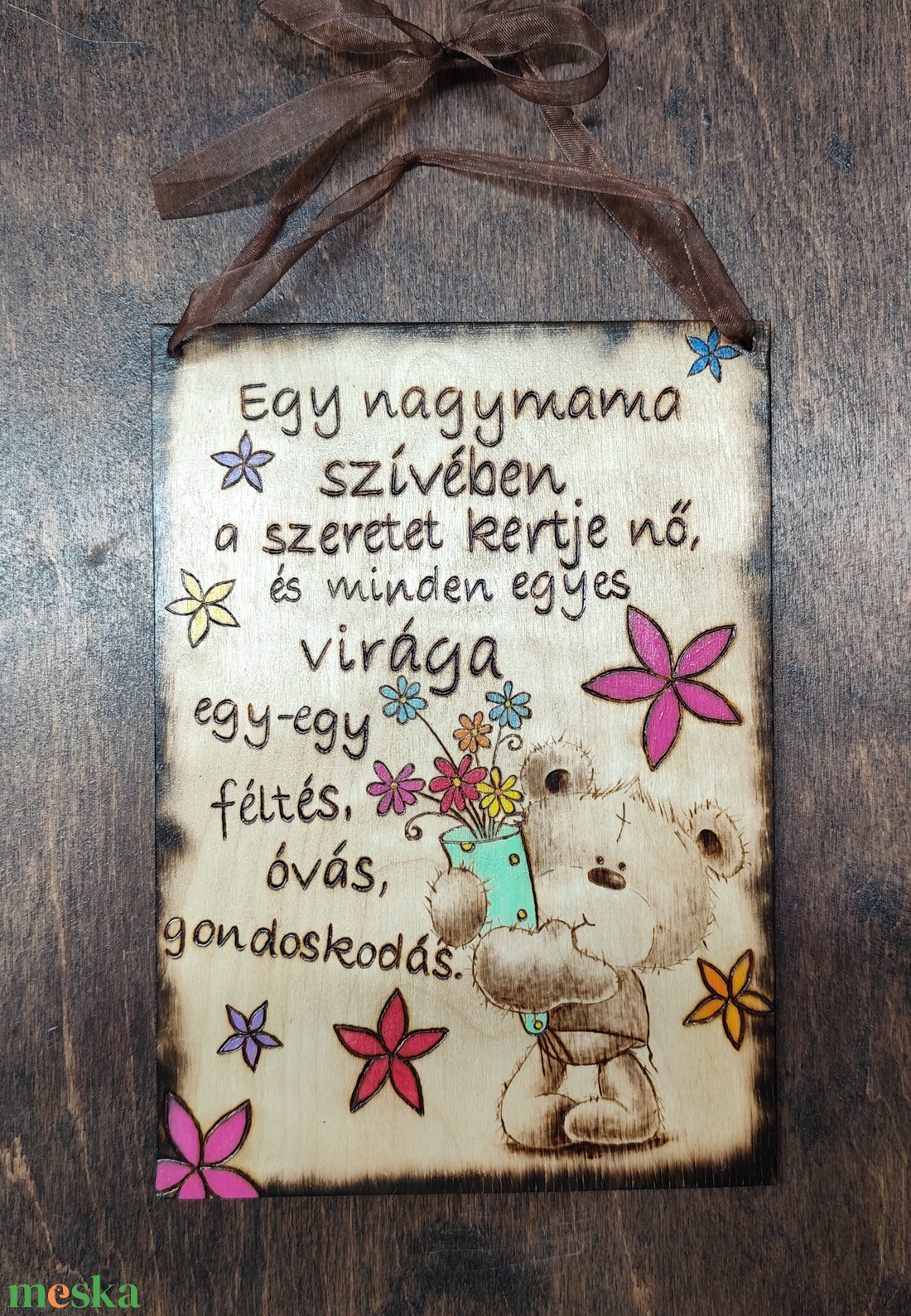 Nagymama - otthon & életmód - dekoráció - kép & falikép - fából készült kép - Meska.hu