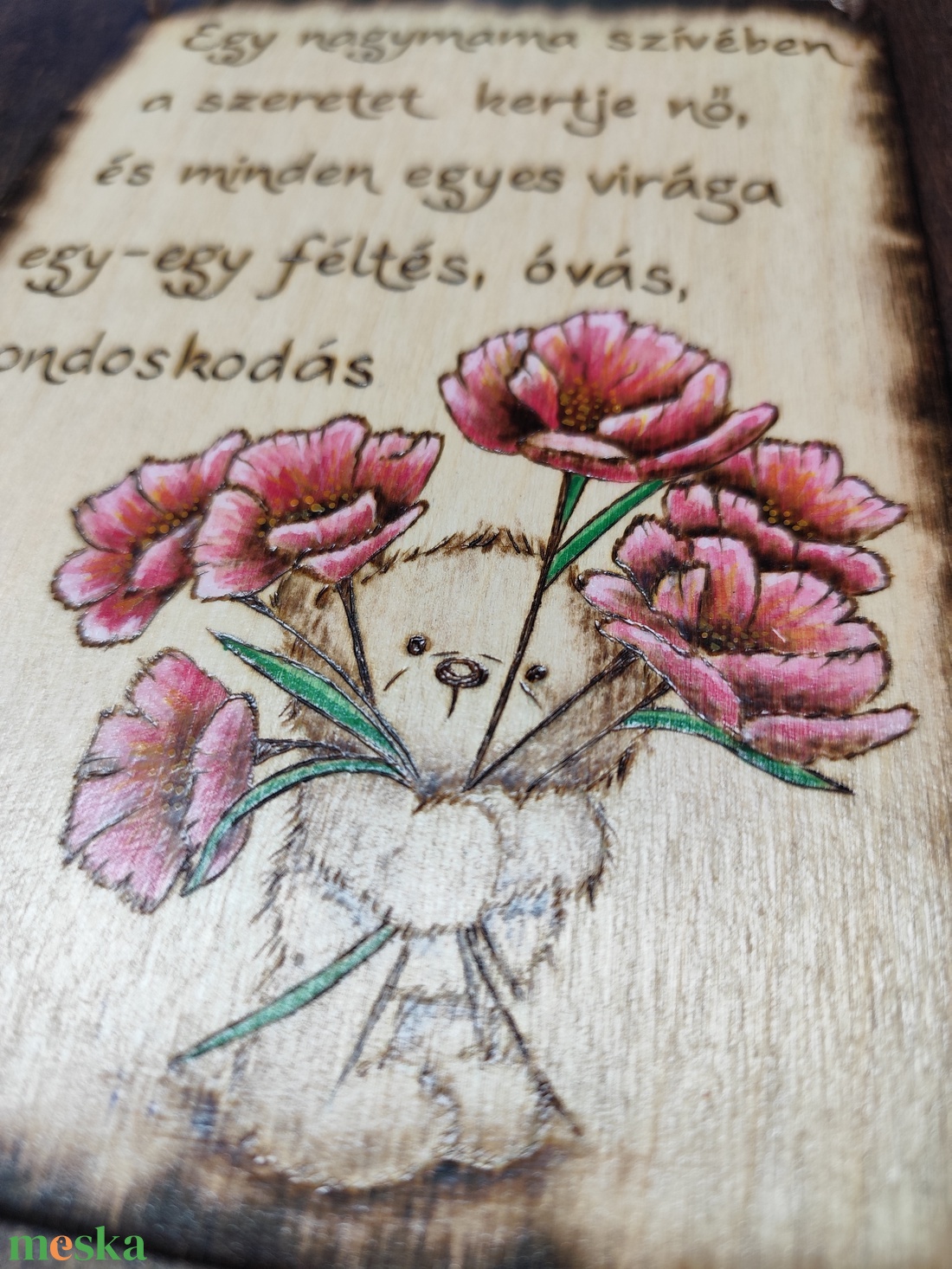 Nagymama - otthon & életmód - dekoráció - kép & falikép - fából készült kép - Meska.hu