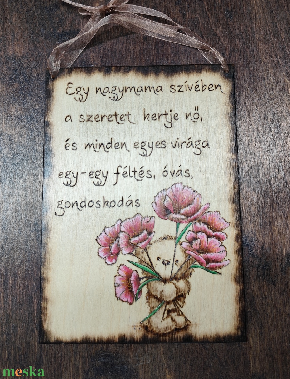 Nagymama - otthon & életmód - dekoráció - kép & falikép - fából készült kép - Meska.hu