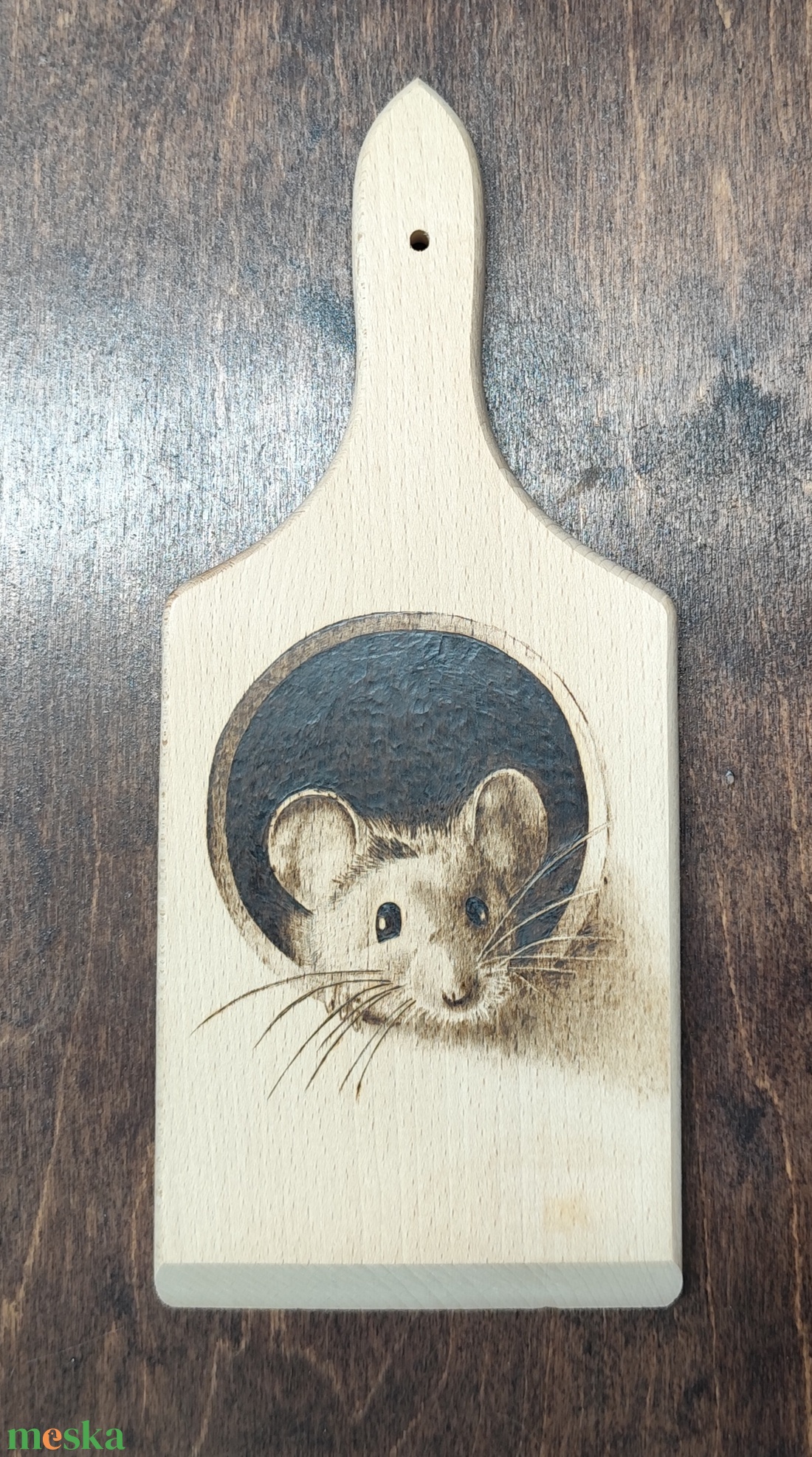 Vágódeszka. Egérke - otthon & életmód - konyhafelszerelés, tálalás - sütés, főzés - vágódeszka - Meska.hu