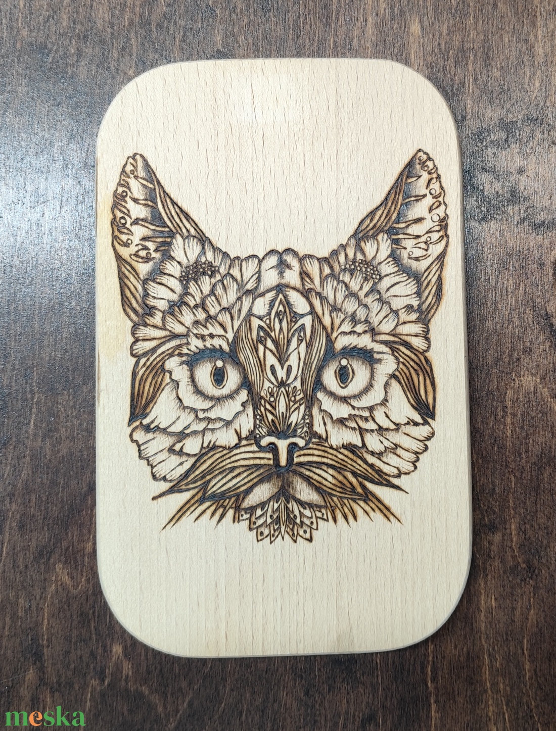 Vágódeszka. Cica - otthon & életmód - konyhafelszerelés, tálalás - sütés, főzés - vágódeszka - Meska.hu