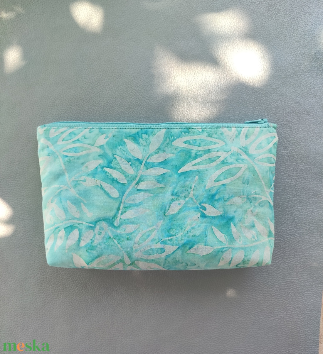 Batikolt levél mintás neszi - táska & tok - neszesszer - Meska.hu