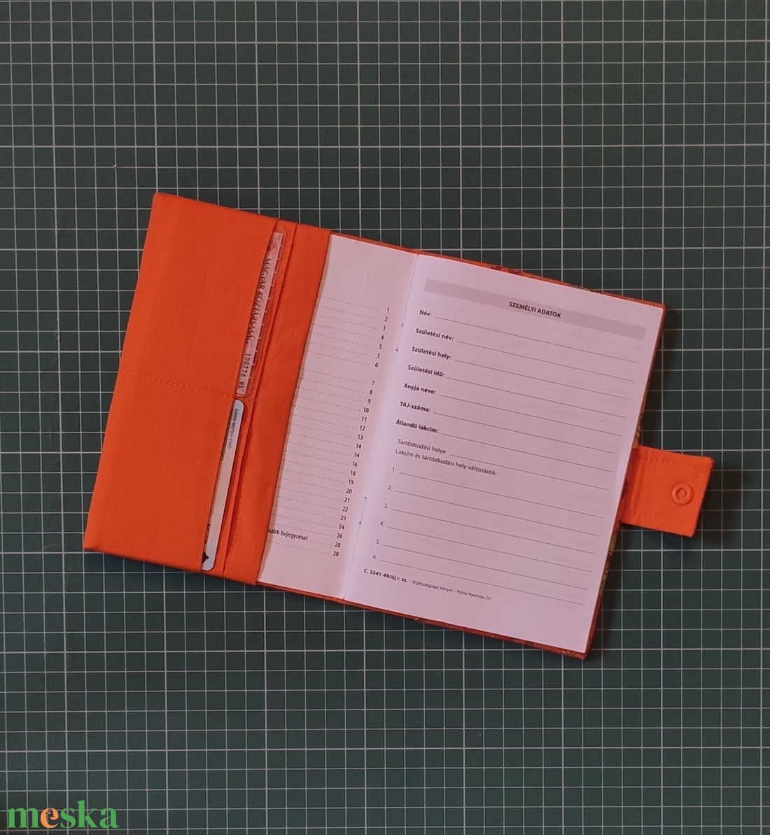 Bagoly mintás egészségügyi kiskönyv borító  - otthon & életmód - papír, írószer - Meska.hu