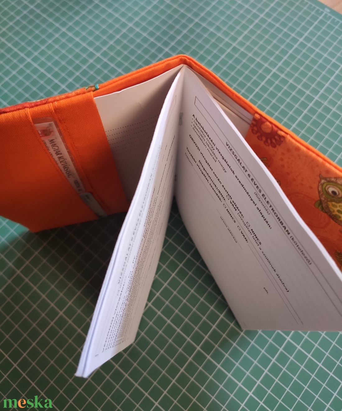 Bagoly mintás egészségügyi kiskönyv borító  - otthon & életmód - papír, írószer - Meska.hu