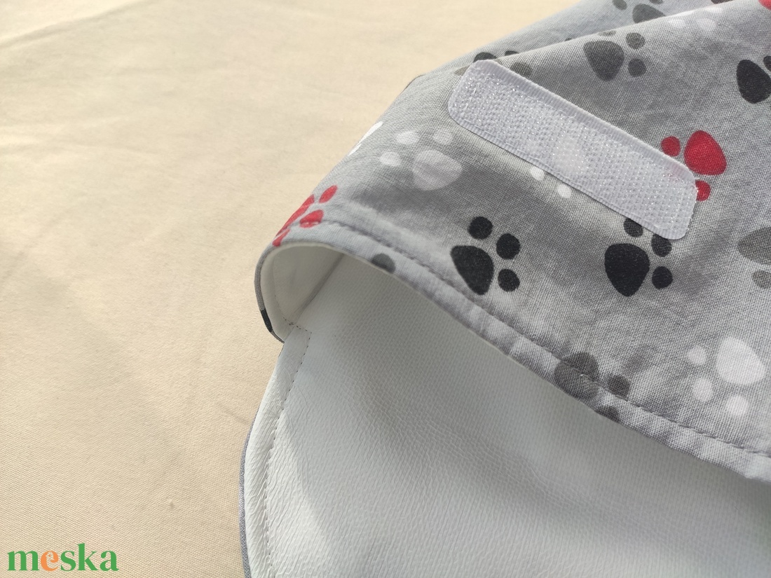 Szendvics / pékáru tasak tappancs mintával - táska & tok - uzsonna- & ebéd tartó - szendvics csomagoló - Meska.hu