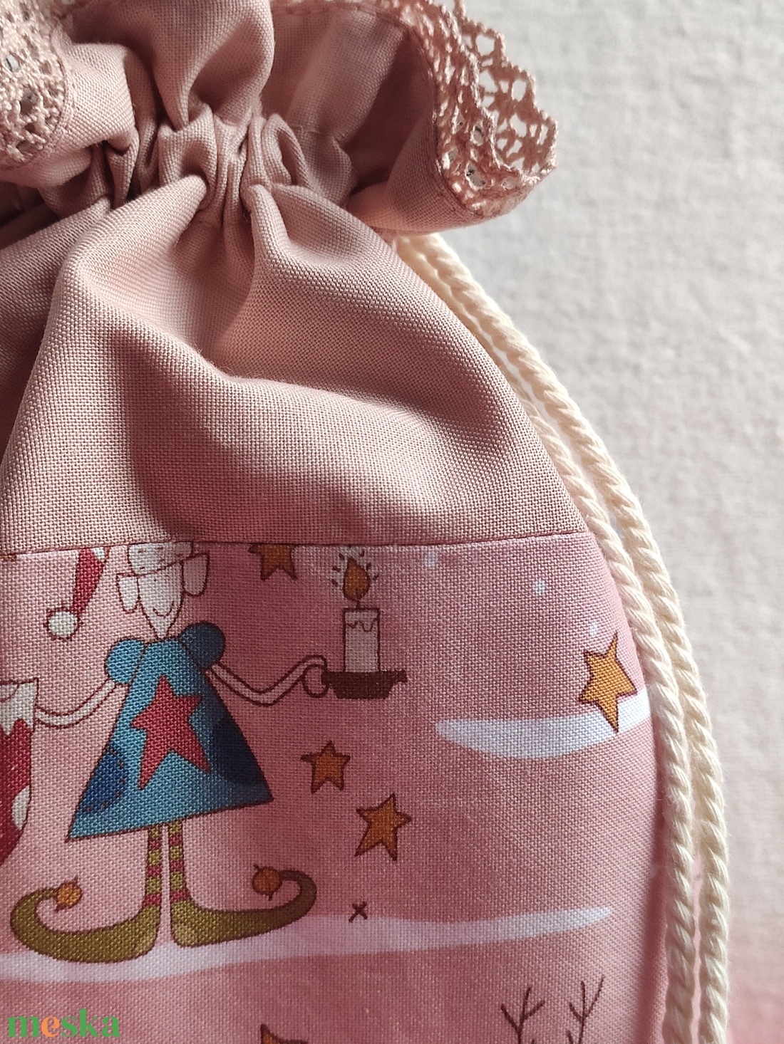 Mikulás zsák / karácsonyi ajándék zsák  - otthon & életmód - papír, írószer - ajándékozás kellékei - ajándékzsák, csomagolás - Meska.hu