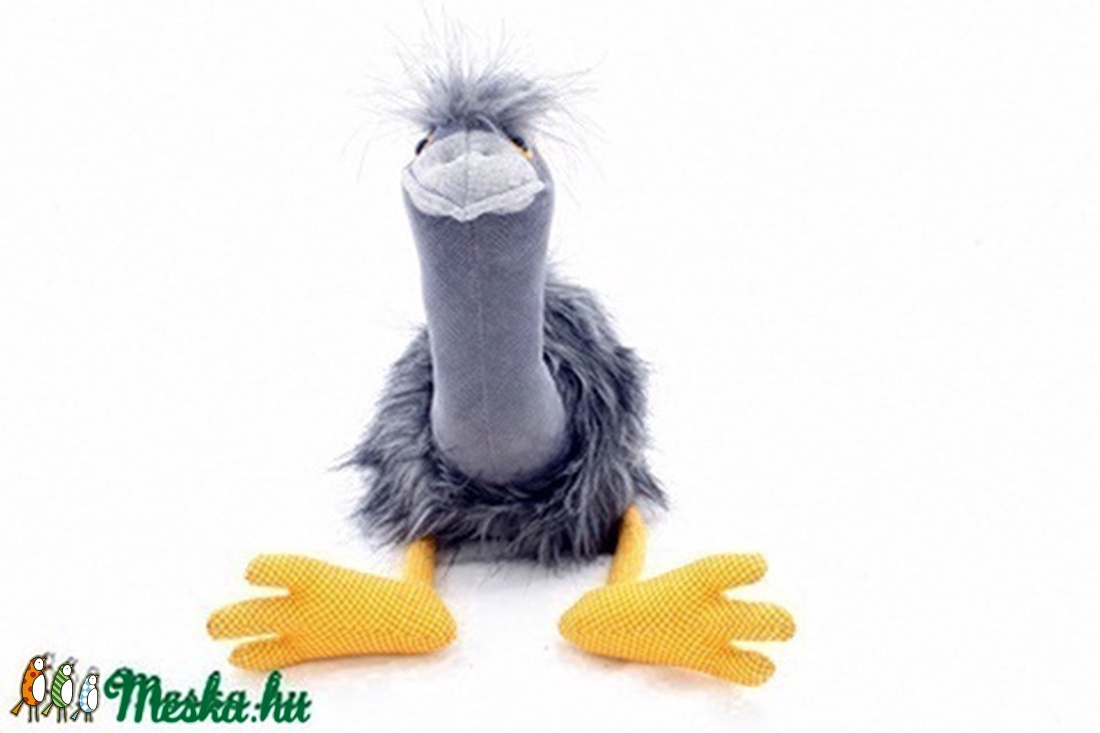 Emu, Puha, szürke, borzas madár, Ausztráliában őshonos hatalmas futómadár -  - Meska.hu