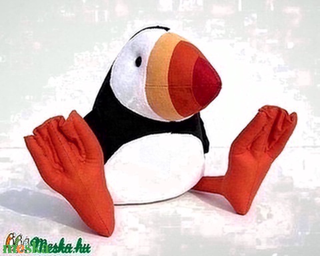 Plüss Lunda, azaz Puffin, tengeri madár - játék & sport - plüssállat & játékfigura - madár - Meska.hu Plüss Lunda, azaz Puffin, tengeri madár - játék & sport - plüssállat & játékfigura - madár - Meska.hu