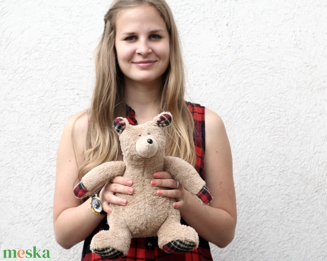 Barna Plüssmackó - - Meska.hu Barna Plüssmackó - - Meska.hu