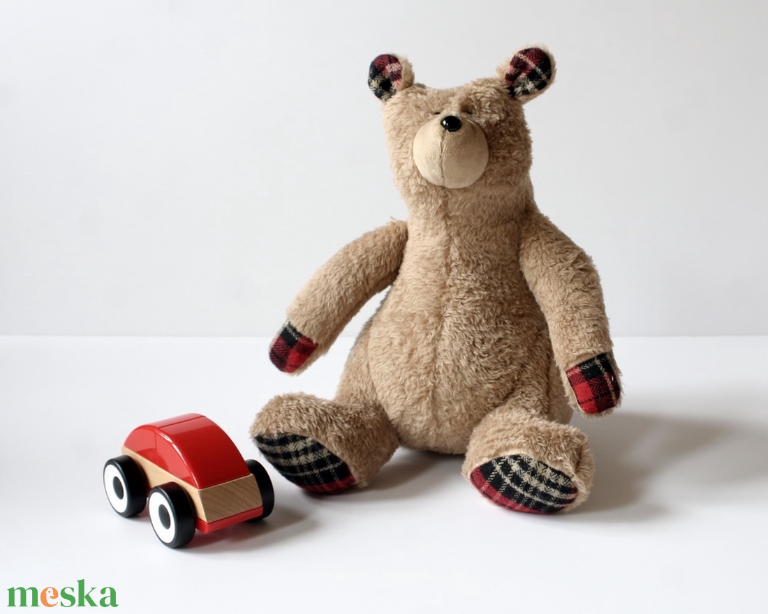 Barna Plüssmackó - - Meska.hu Barna Plüssmackó - - Meska.hu