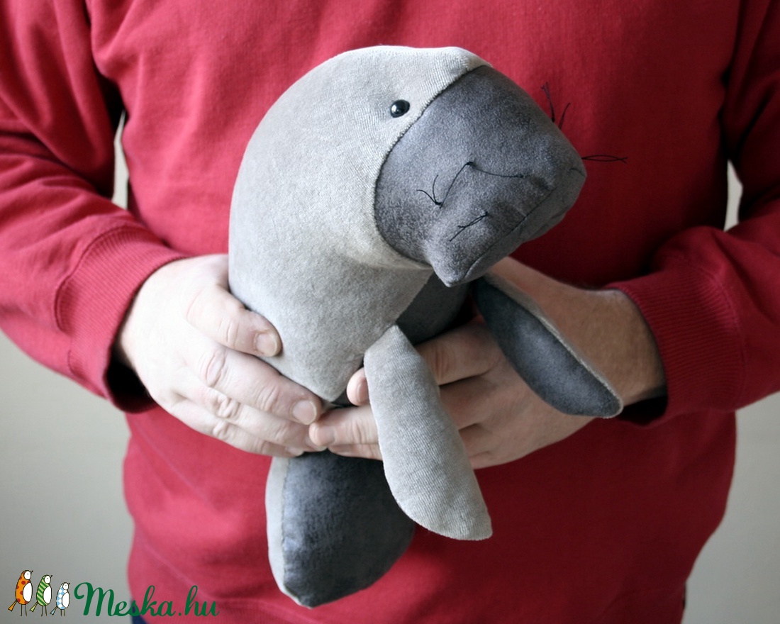 Puha Plüss Lamantin, aka Dugong, Manátusz, avagy Tengeri Tehén -  - Meska.hu
