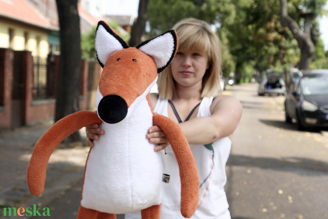 Ravaszdi Róka, Hatalmas Puha Rozsdavörös Vadállat - játék & sport - plüssállat & játékfigura - róka - Meska.hu