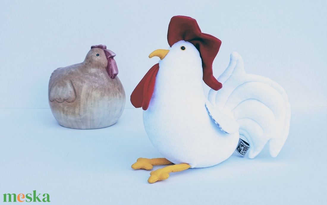 Plüss Kakas, Fekete, Fehér vagy Tarka, Csinos Kitömött Baromfi, Puha Aprójószág, Plüss Csirke, Csinos Csibe - játék & sport - plüssállat & játékfigura - más figura - Meska.hu