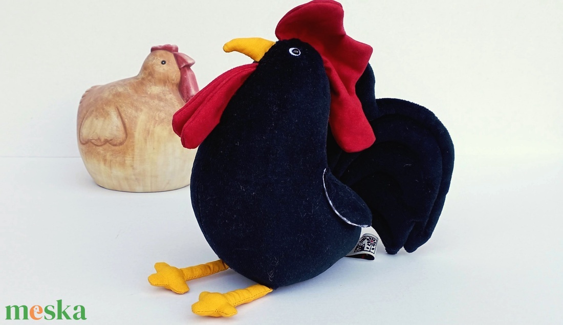 Plüss Kakas, Fekete, Fehér vagy Tarka, Csinos Kitömött Baromfi, Puha Aprójószág, Plüss Csirke, Csinos Csibe - játék & sport - plüssállat & játékfigura - más figura - Meska.hu