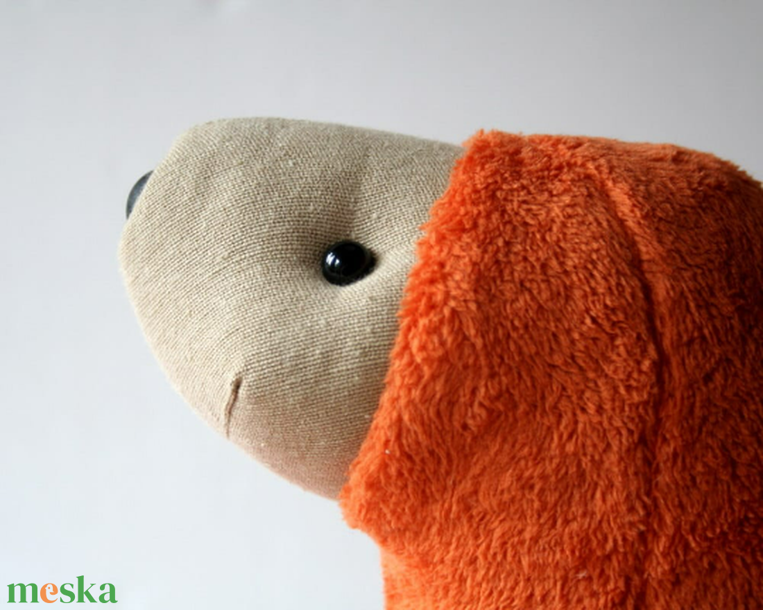 Narancssárga Lajhár, Közepes méretű vadállat - játék & sport - plüssállat & játékfigura - más figura - Meska.hu