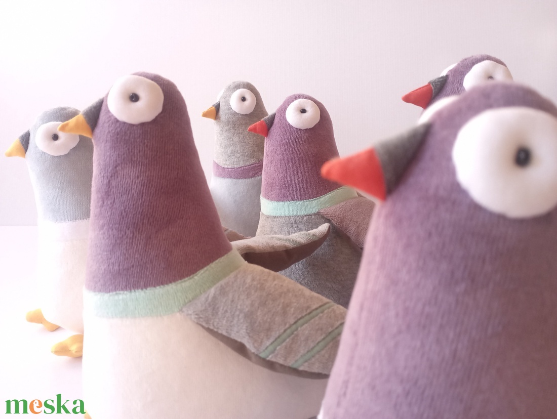 Az Utolsó Galamb avagy Balkáni Gerle, Gonosz Tekintetű Nagyvárosi Madár  - játék & sport - plüssállat & játékfigura - madár - Meska.hu