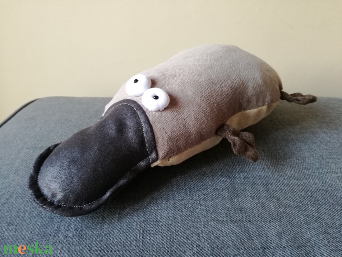 Kacsacsőrű Emlős Muma, Tenyérnyi Puha Plüss Jószág - játék & sport - plüssállat & játékfigura - más figura - Meska.hu