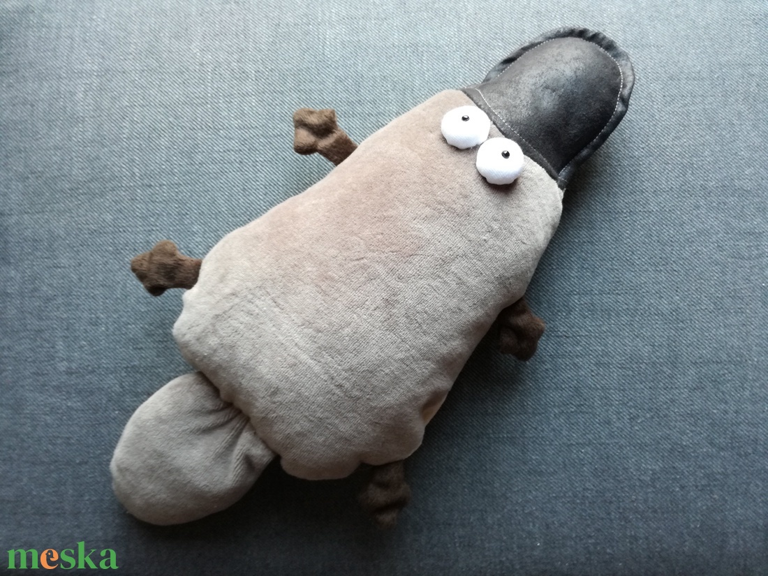 Kacsacsőrű Emlős Muma, Tenyérnyi Puha Plüss Jószág - játék & sport - plüssállat & játékfigura - más figura - Meska.hu