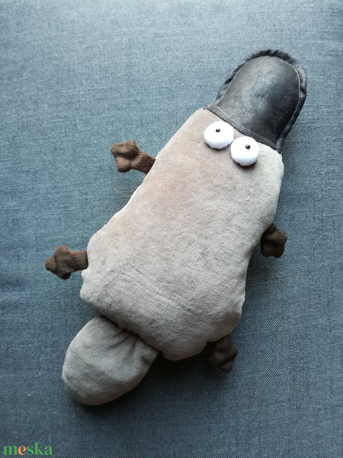 Kacsacsőrű Emlős Muma, Tenyérnyi Puha Plüss Jószág - játék & sport - plüssállat & játékfigura - más figura - Meska.hu