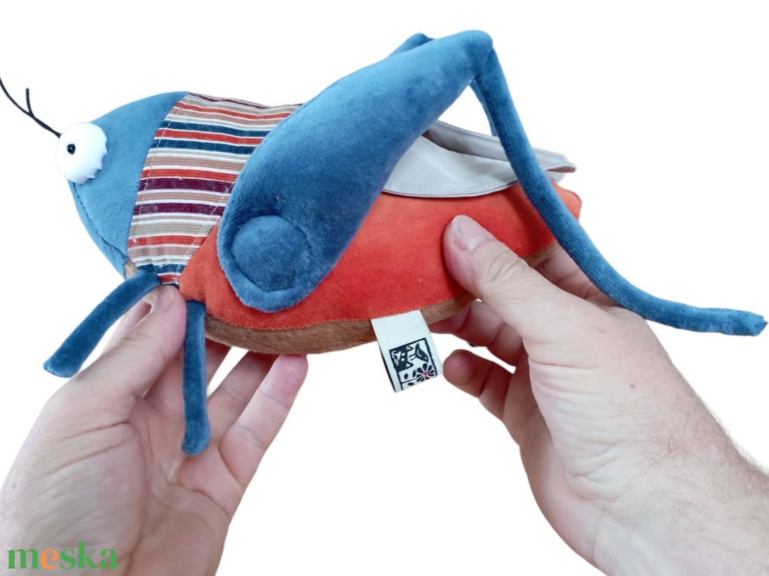 Plüss Tücsök, Színpompás Ciripelő Rovar, Szöcske vagy ilyesmi - Figyelem, ezek a képek korábbi tücsköket mutatnak! - játék & sport - plüssállat & játékfigura - más figura - Meska.hu