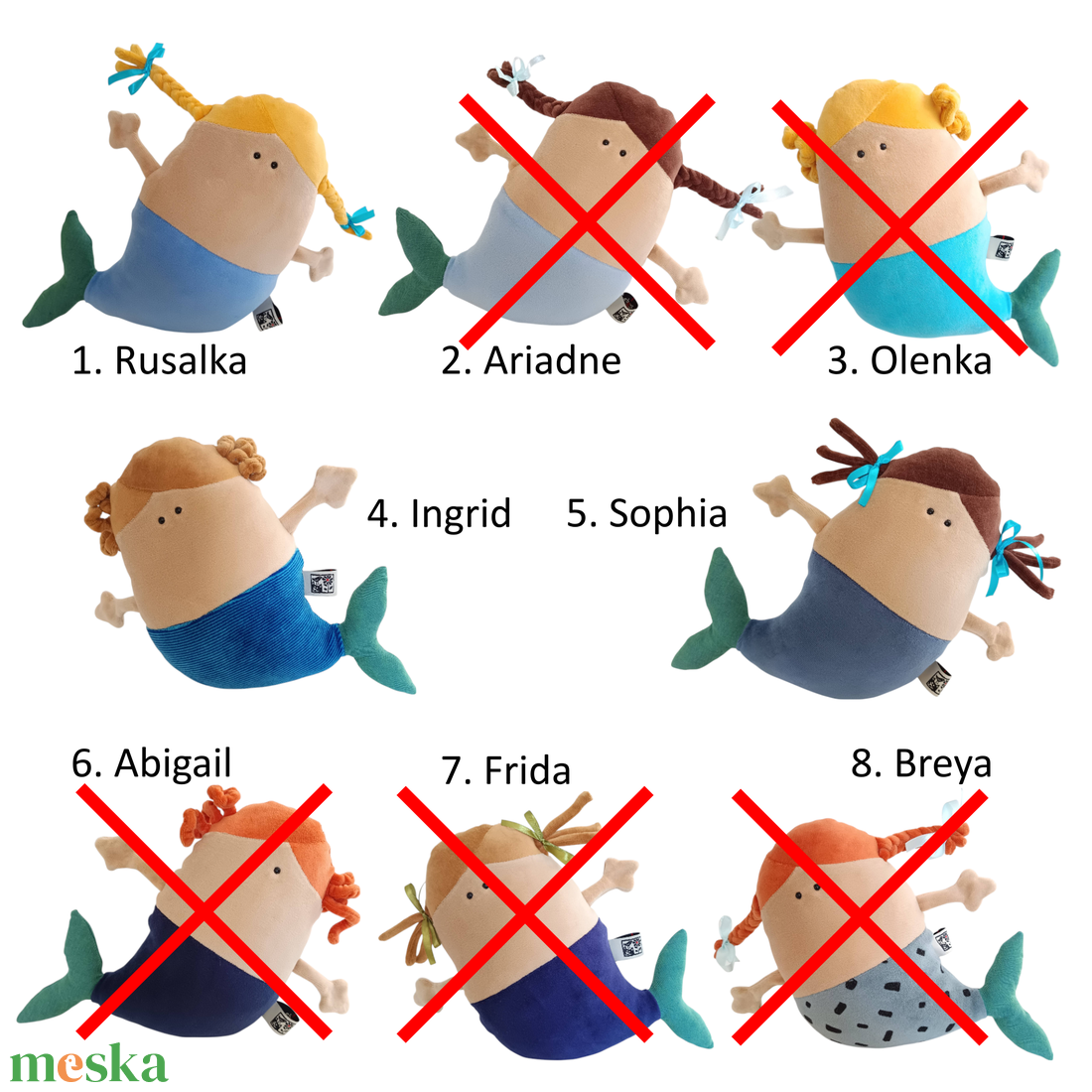 Duci Hableány avagy Sellő, Vicces Kövér Vizitündér - játék & sport - plüssállat & játékfigura - ember - Meska.hu