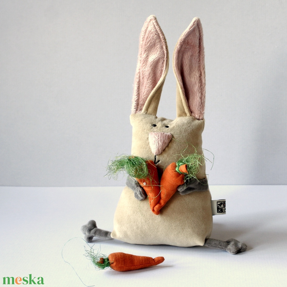 Húsvéti Nyuszi, Puha Plüss Muma Rágcsáló - játék & sport - plüssállat & játékfigura - nyuszi - Meska.hu