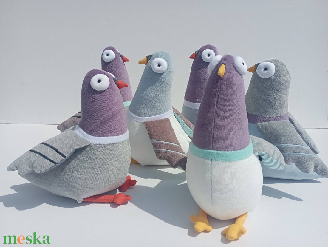 Galamb avagy Balkáni Gerle, Gonosz Tekintetű Nagyvárosi Madár  - játék & sport - plüssállat & játékfigura - madár - Meska.hu