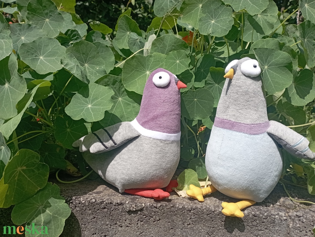 Galamb avagy Balkáni Gerle, Gonosz Tekintetű Nagyvárosi Madár  - játék & sport - plüssállat & játékfigura - madár - Meska.hu