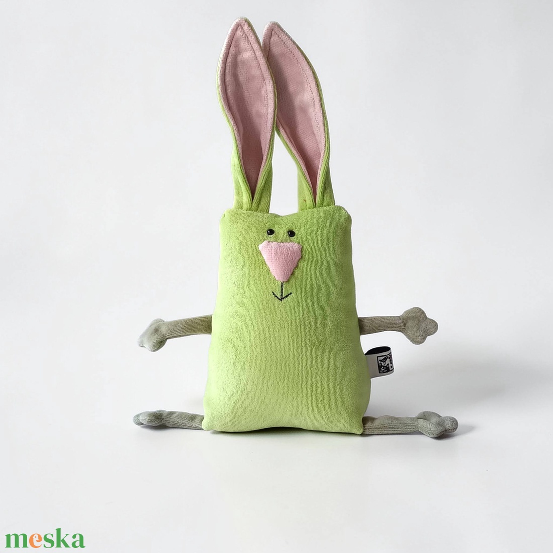 Világos zöld Húsvéti Nyuszi, Puha Plüss Muma Rágcsáló - játék & sport - plüssállat & játékfigura - nyuszi - Meska.hu