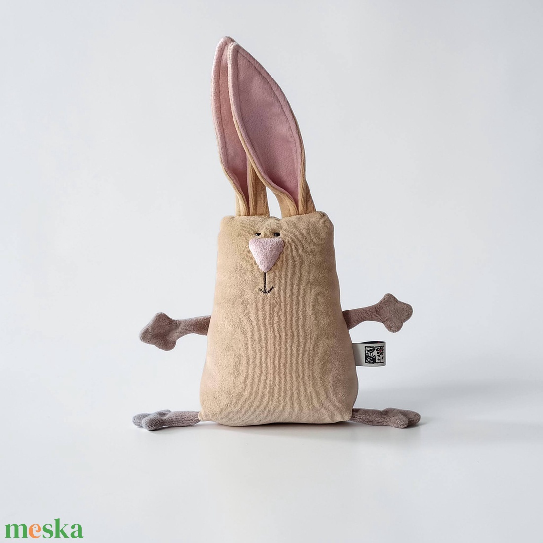 Mogyoróbarna Húsvéti Nyuszi, Puha Plüss Muma Rágcsáló - játék & sport - plüssállat & játékfigura - nyuszi - Meska.hu