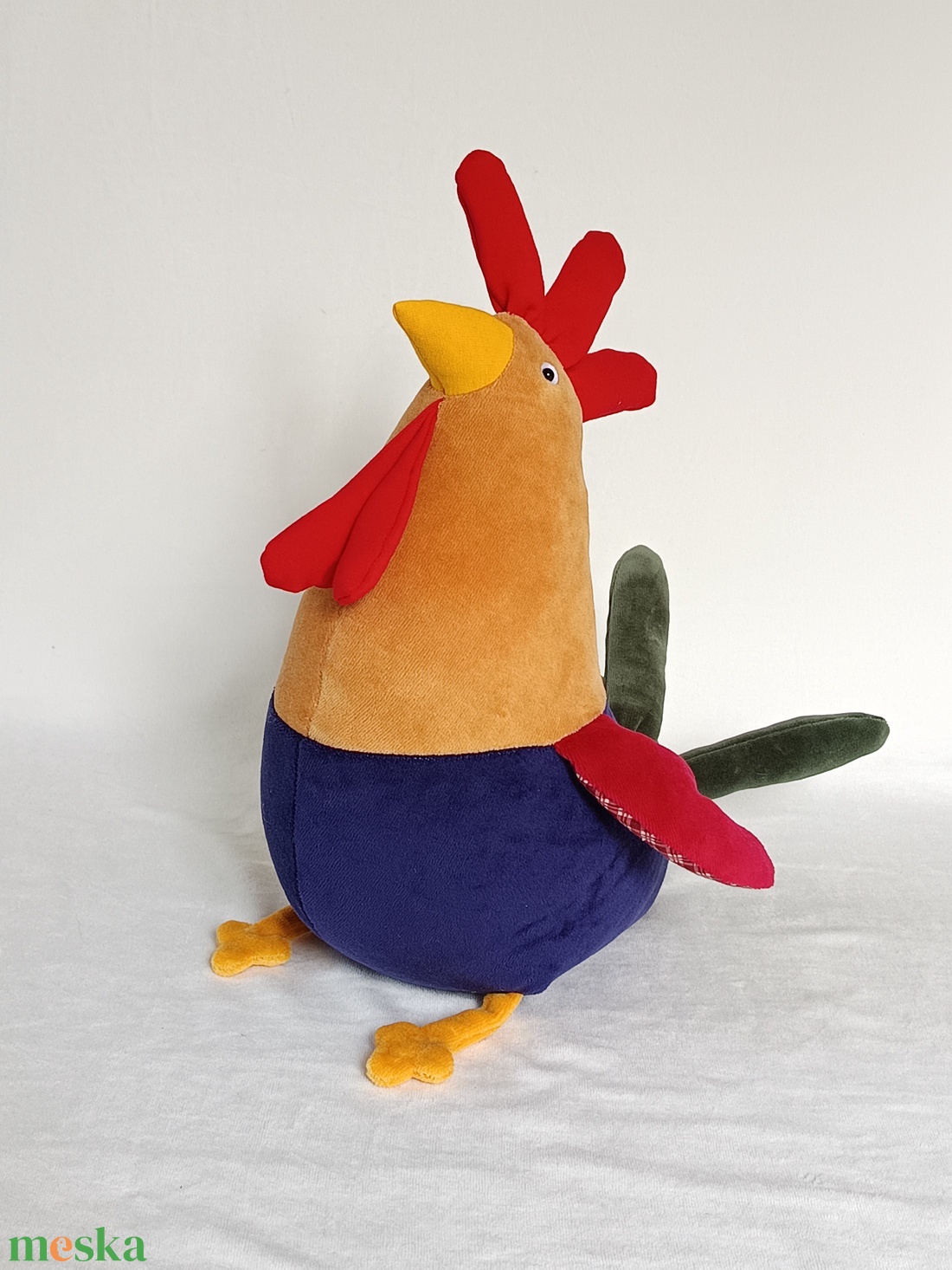 Plüss Kakas, Délceg Baromfi, Színpompás Puha Csirke, A Szemétdomb Ura - játék & sport - plüssállat & játékfigura - madár - Meska.hu