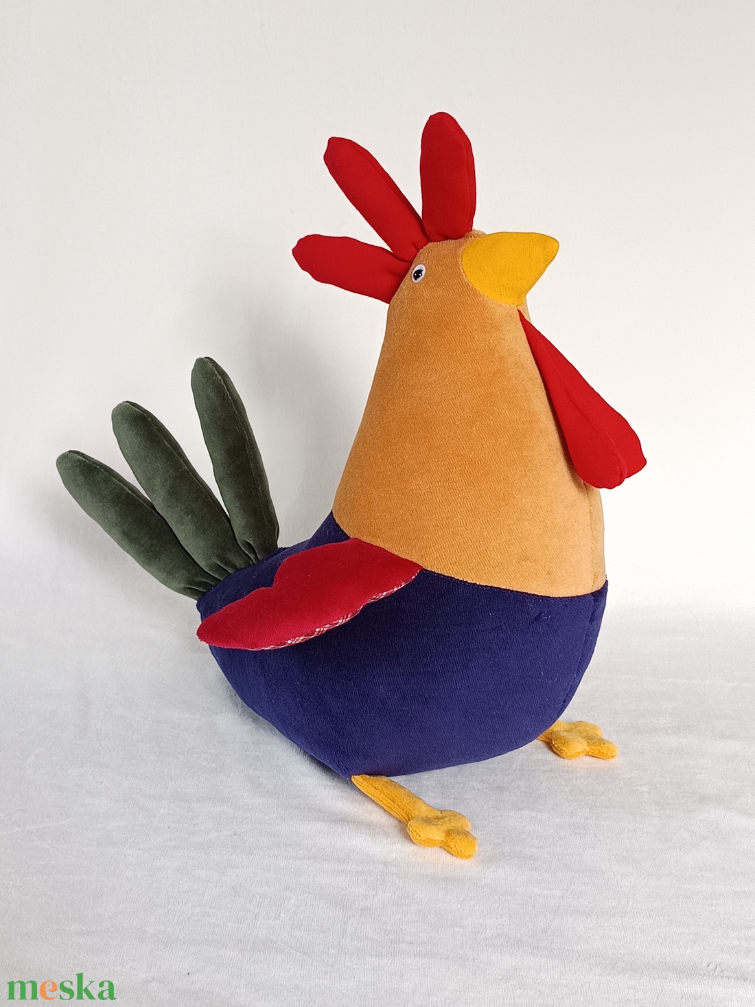 Plüss Kakas, Délceg Baromfi, Színpompás Puha Csirke, A Szemétdomb Ura - játék & sport - plüssállat & játékfigura - madár - Meska.hu