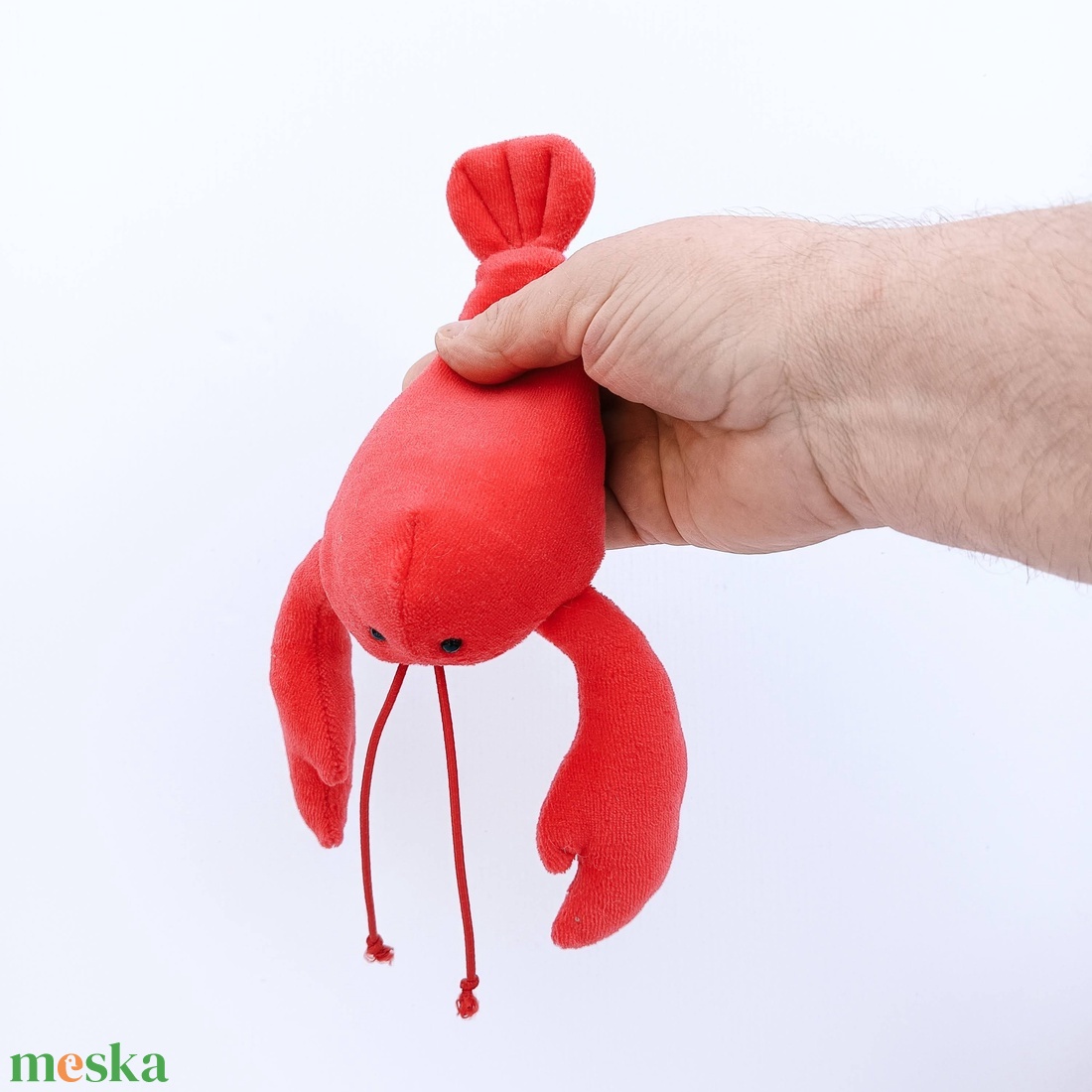 Vörös Rák Babzsák, azaz Babrálható Babrák - játék & sport - plüssállat & játékfigura - más figura - Meska.hu