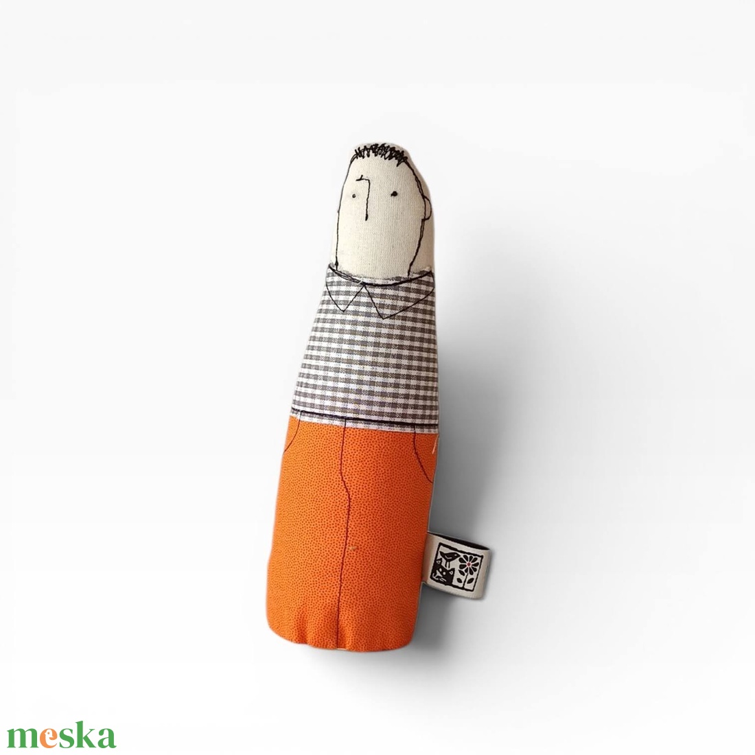 Apu - Minimalista Bohém Textilbaba - játék & sport - plüssállat & játékfigura - ember - Meska.hu
