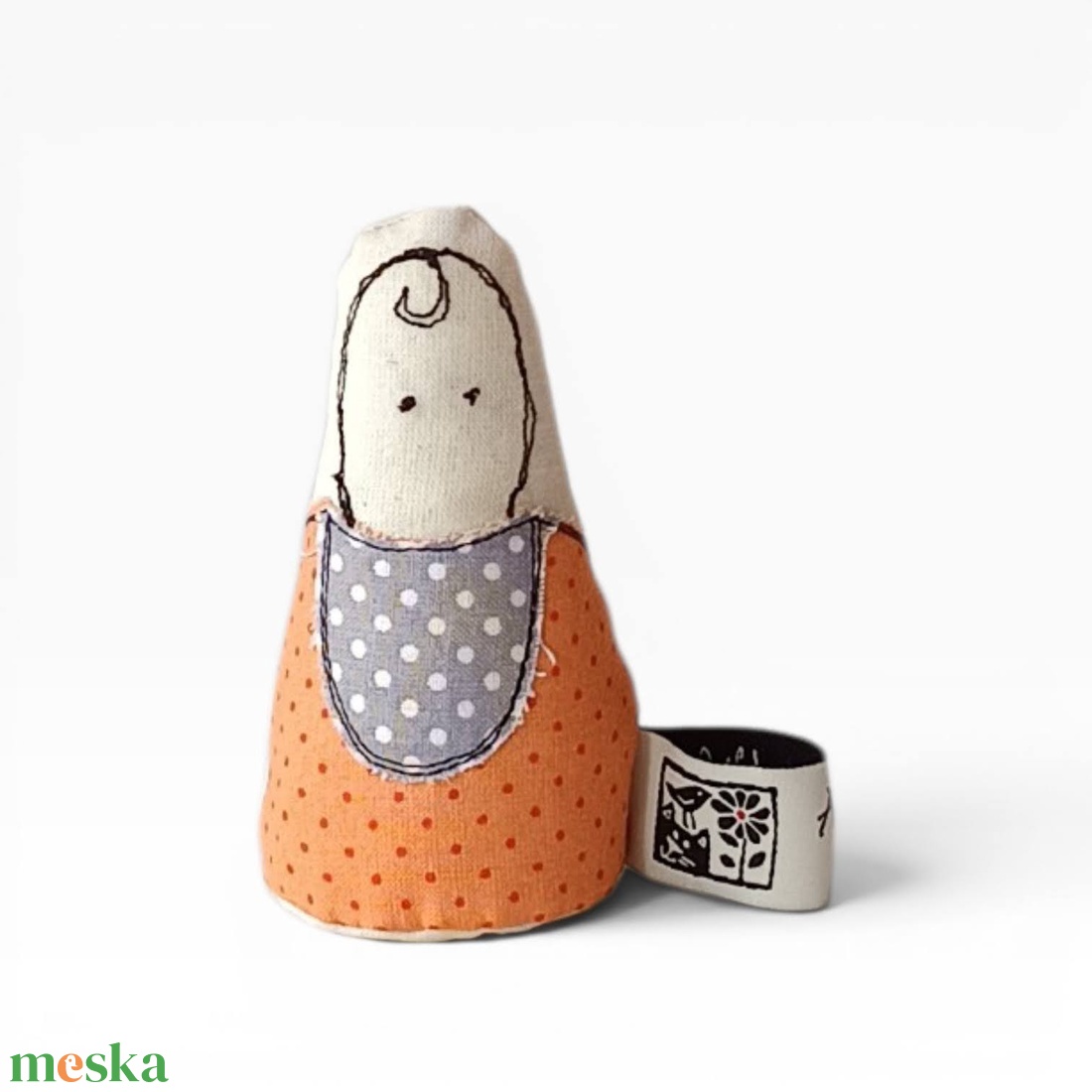 Finci, Kisbaba - Minimalista Bohém Textilbaba - játék & sport - plüssállat & játékfigura - ember - Meska.hu