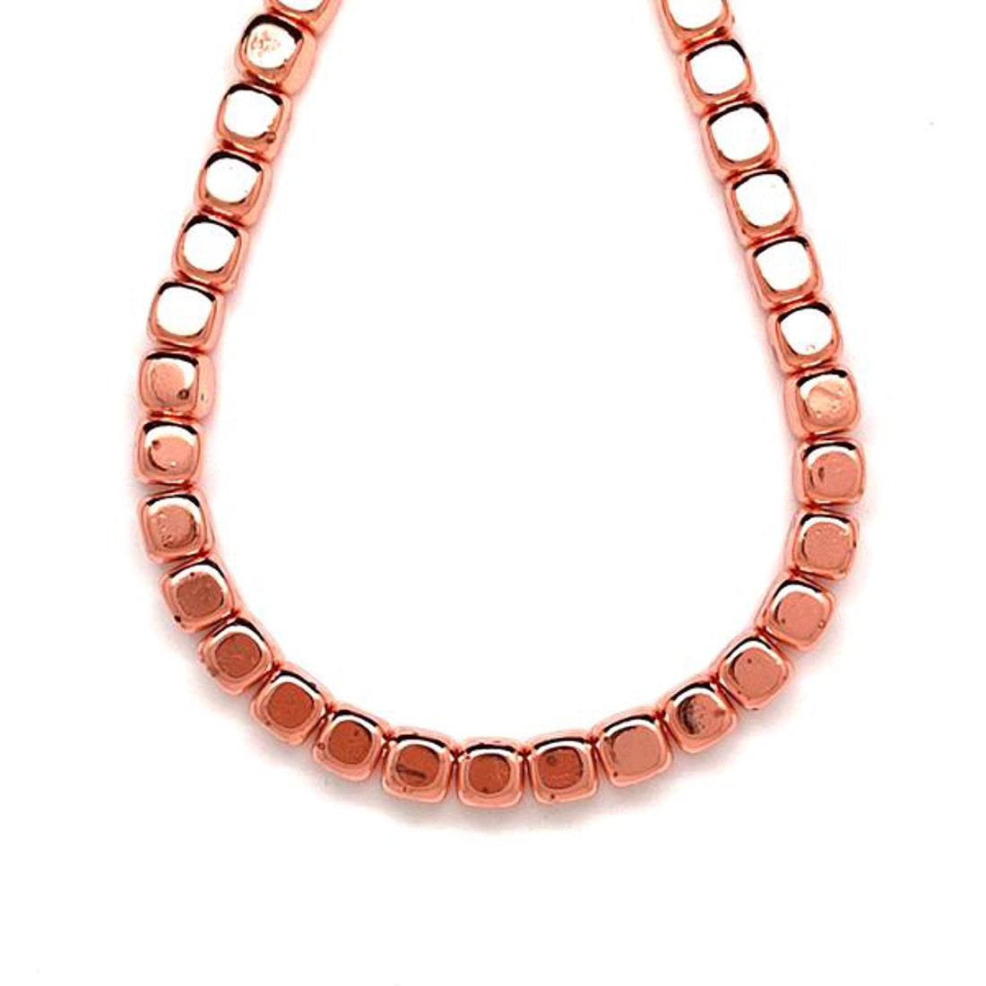 Hematit kocka kerekített szin rose gold 6x6mm - kellékek & szerszámok - ásvány alapanyag - ásványfüzér - Meska.hu Hematit kocka kerekített szin rose gold 6x6mm - kellékek & szerszámok - ásvány alapanyag - ásványfüzér - Meska.hu