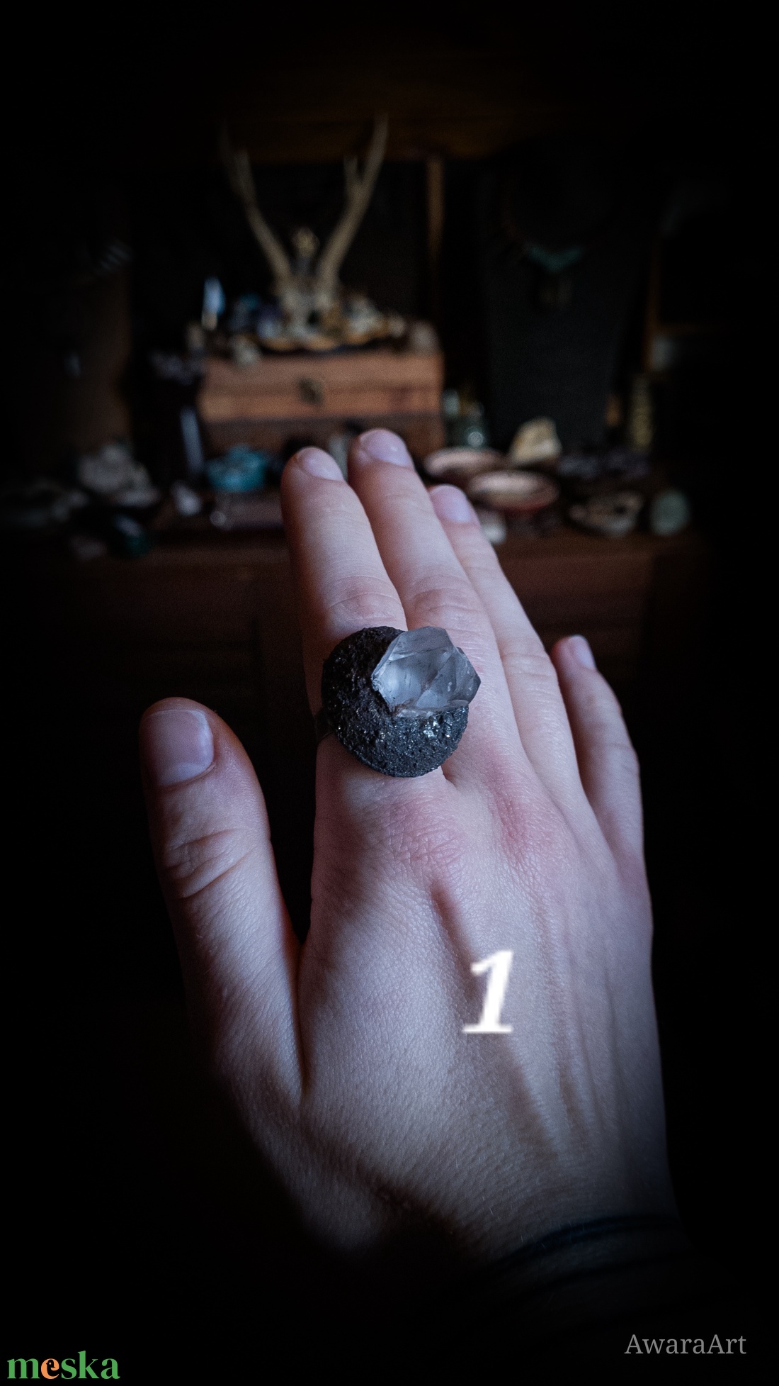 Földanya gyűrűi - Hegyikristály-Pirit állítható méretű gyűrű - ékszer - gyűrű - többköves gyűrű - Meska.hu Földanya gyűrűi - Hegyikristály-Pirit állítható méretű gyűrű - ékszer - gyűrű - többköves gyűrű - Meska.hu