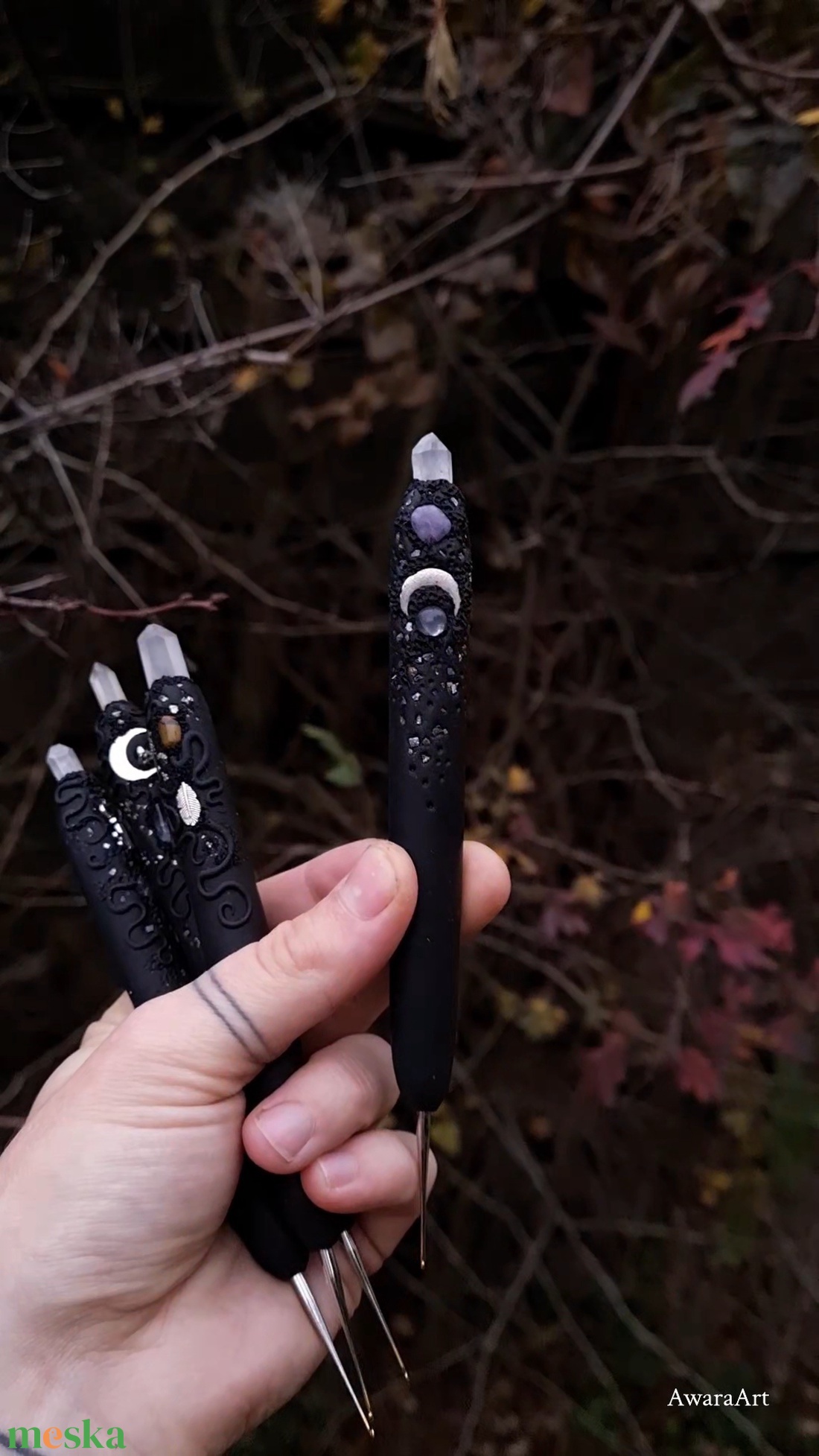 Varázs horgolótű csipkehorgoláshoz vagy rasztakészítéshez - kellékek & szerszámok - szerszámok, eszközök - eszköz kötéshez, horgoláshoz - Meska.hu