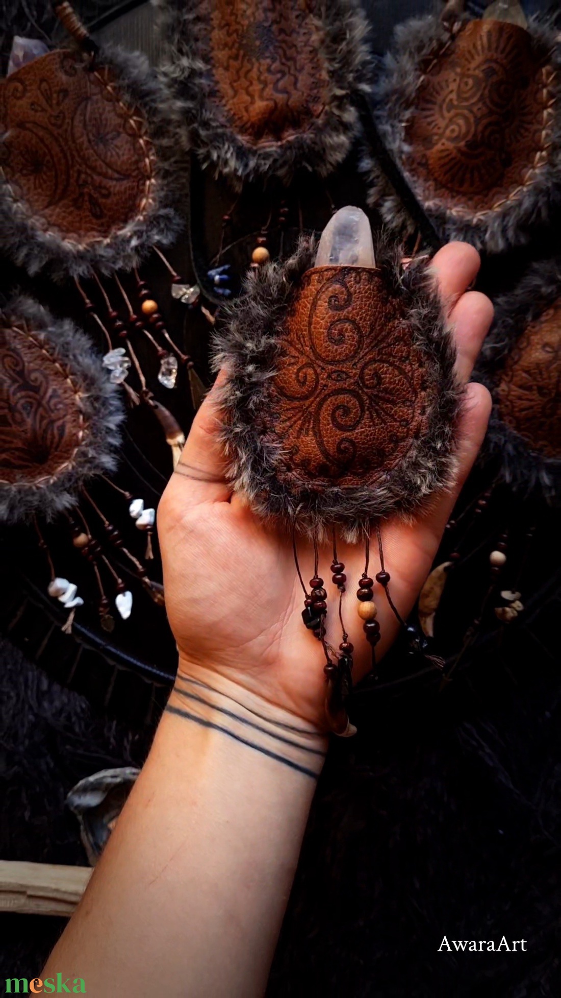 Erdőszellem talizmán tarisznyák - ékszer - nyaklánc - hosszú nyaklánc - Meska.hu