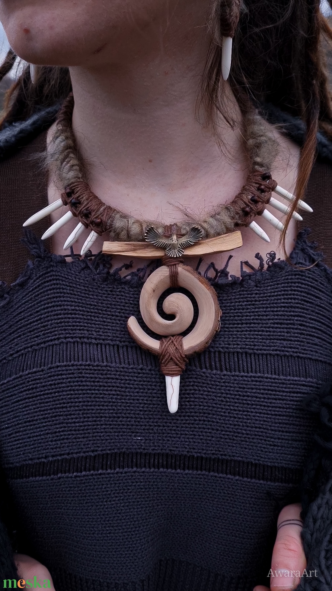 Örvénylő nomád talizmán ékszer szett - ékszer - ékszerszett - Meska.hu