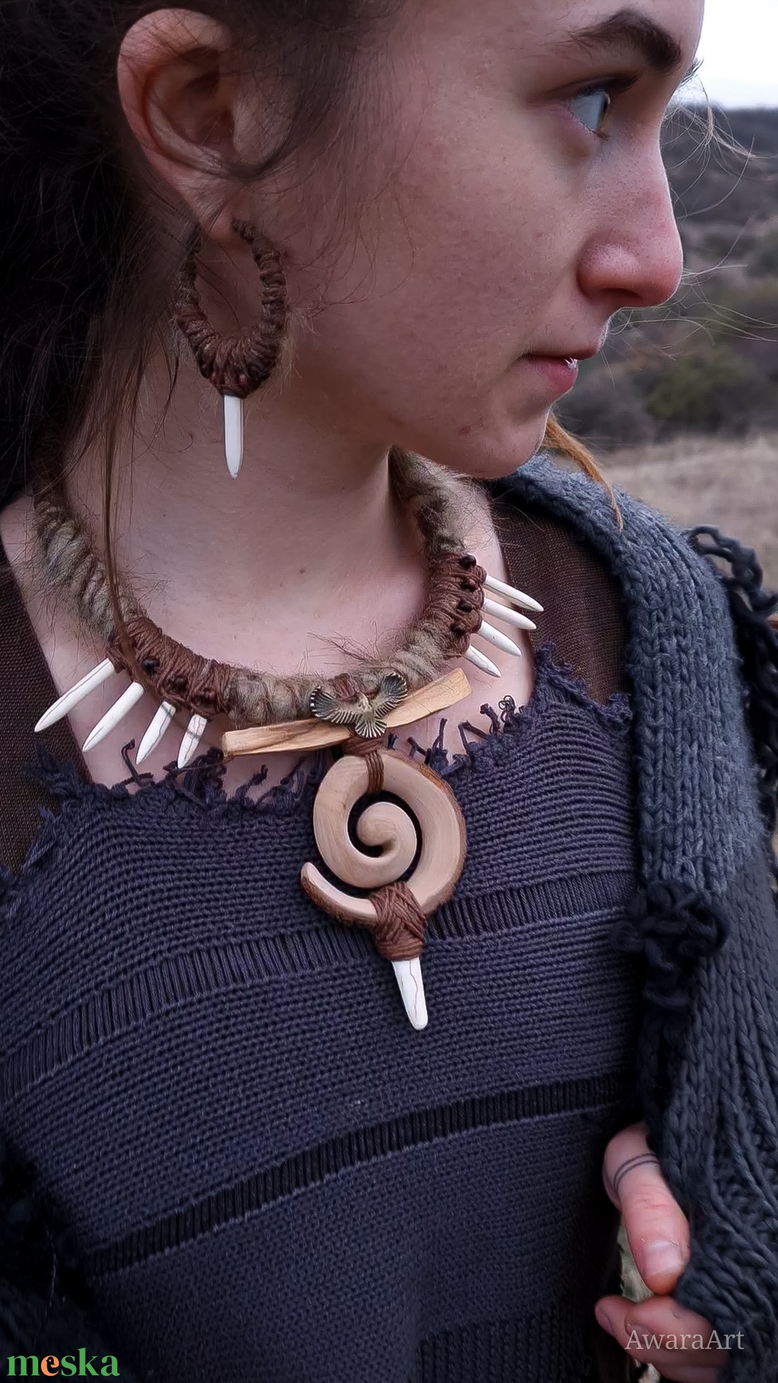 Örvénylő nomád talizmán ékszer szett - ékszer - ékszerszett - Meska.hu