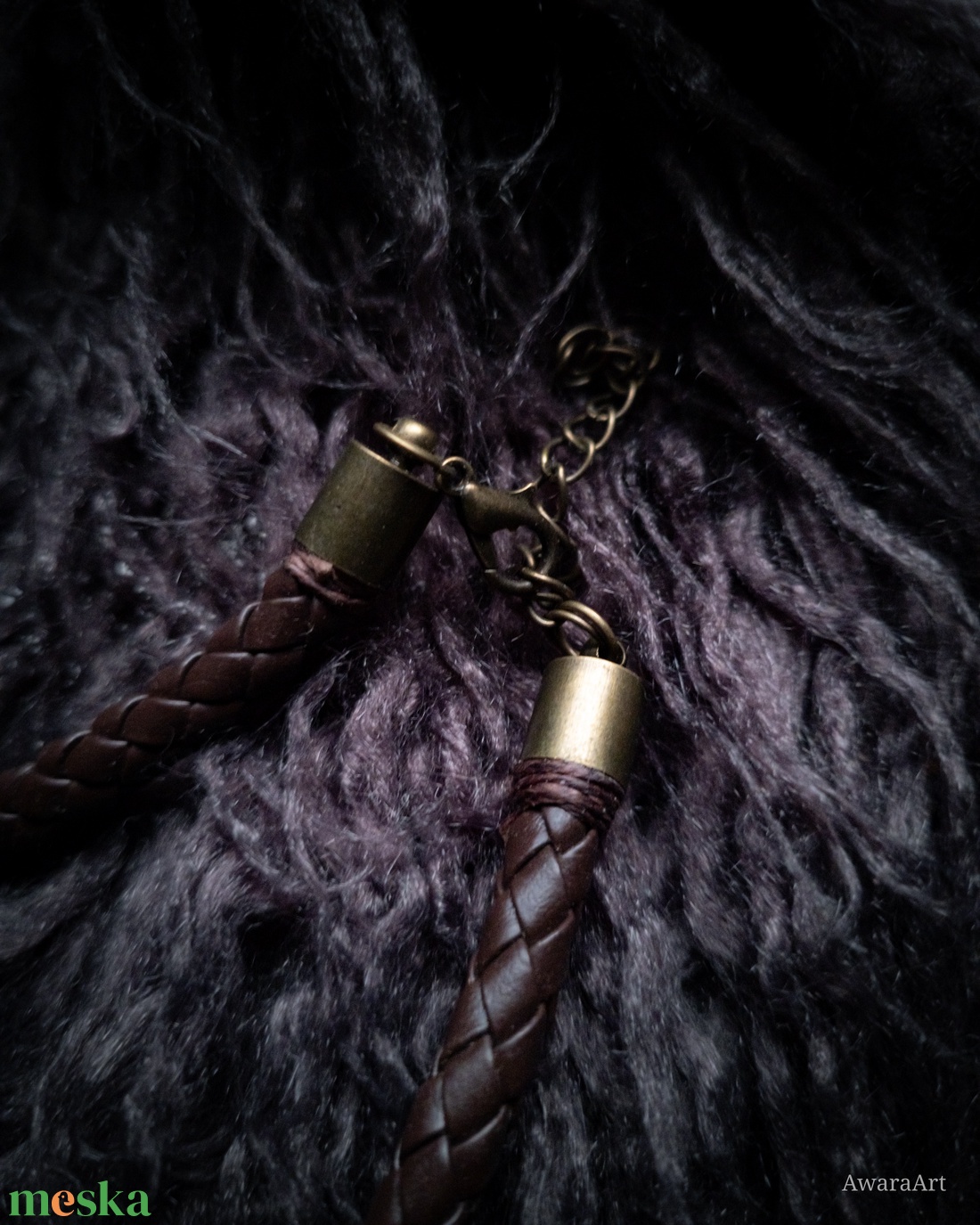 Nomád talizmán nyakék tehénfoggal - ékszer - nyaklánc - medálos nyaklánc - Meska.hu