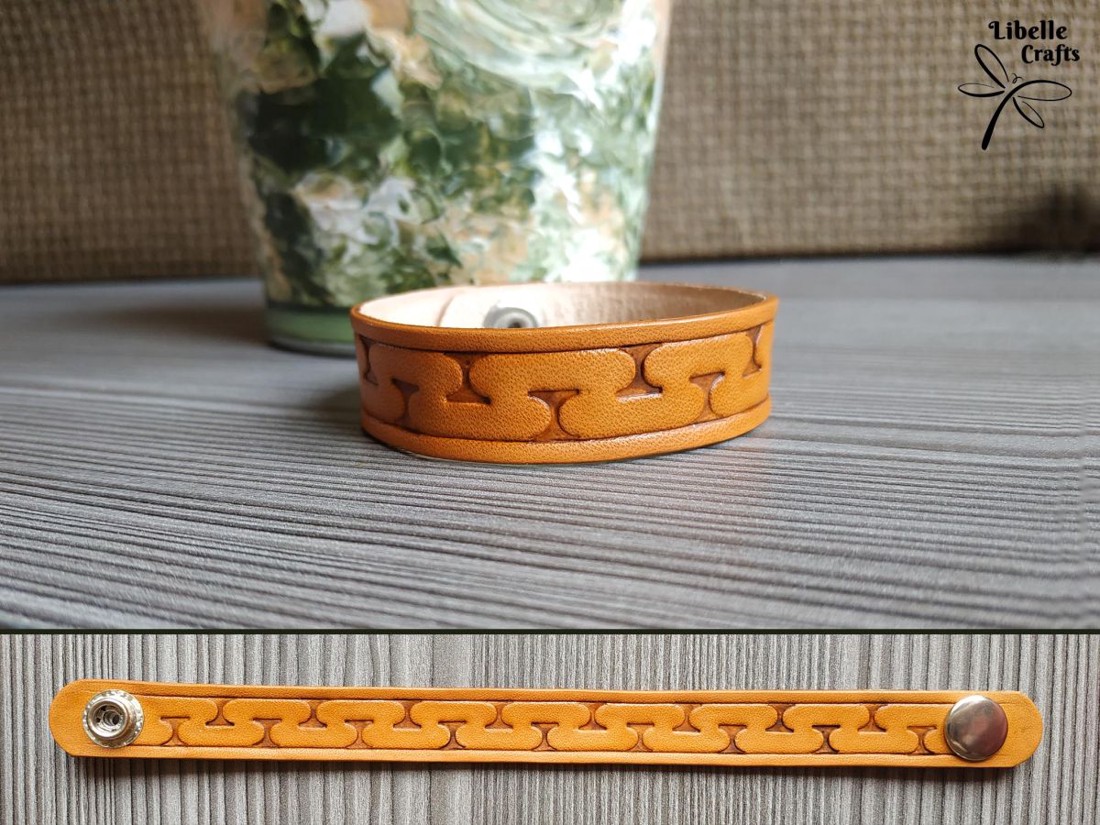 Hullámos sormintás karpánt - ékszer - karkötő - Meska.hu