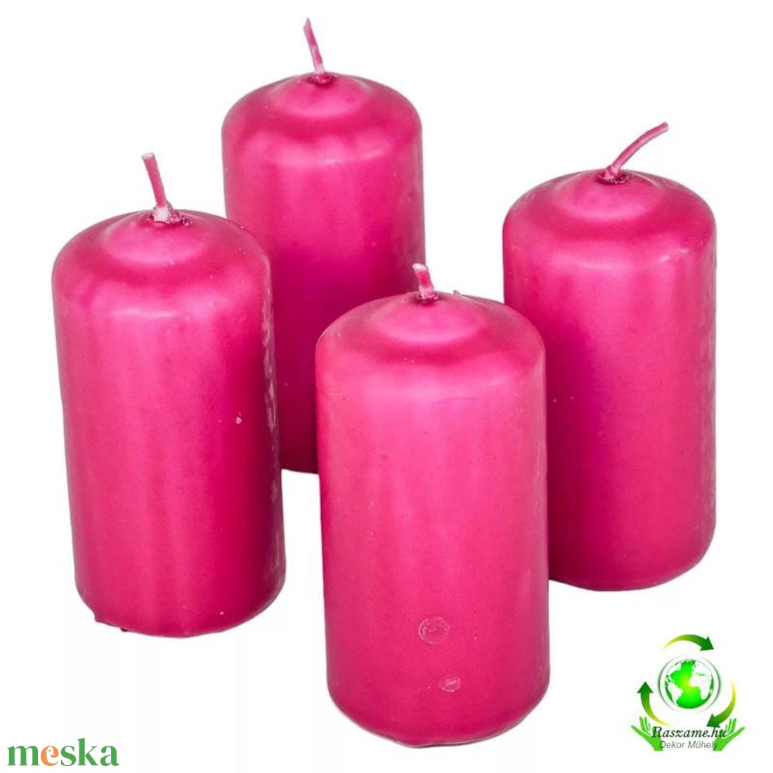 Mártott henger gyertya 40x80 mm - magenta - kellékek & szerszámok - dekorációs kellékek - dekorációs gyertya - Meska.hu Mártott henger gyertya 40x80 mm - magenta - kellékek & szerszámok - dekorációs kellékek - dekorációs gyertya - Meska.hu